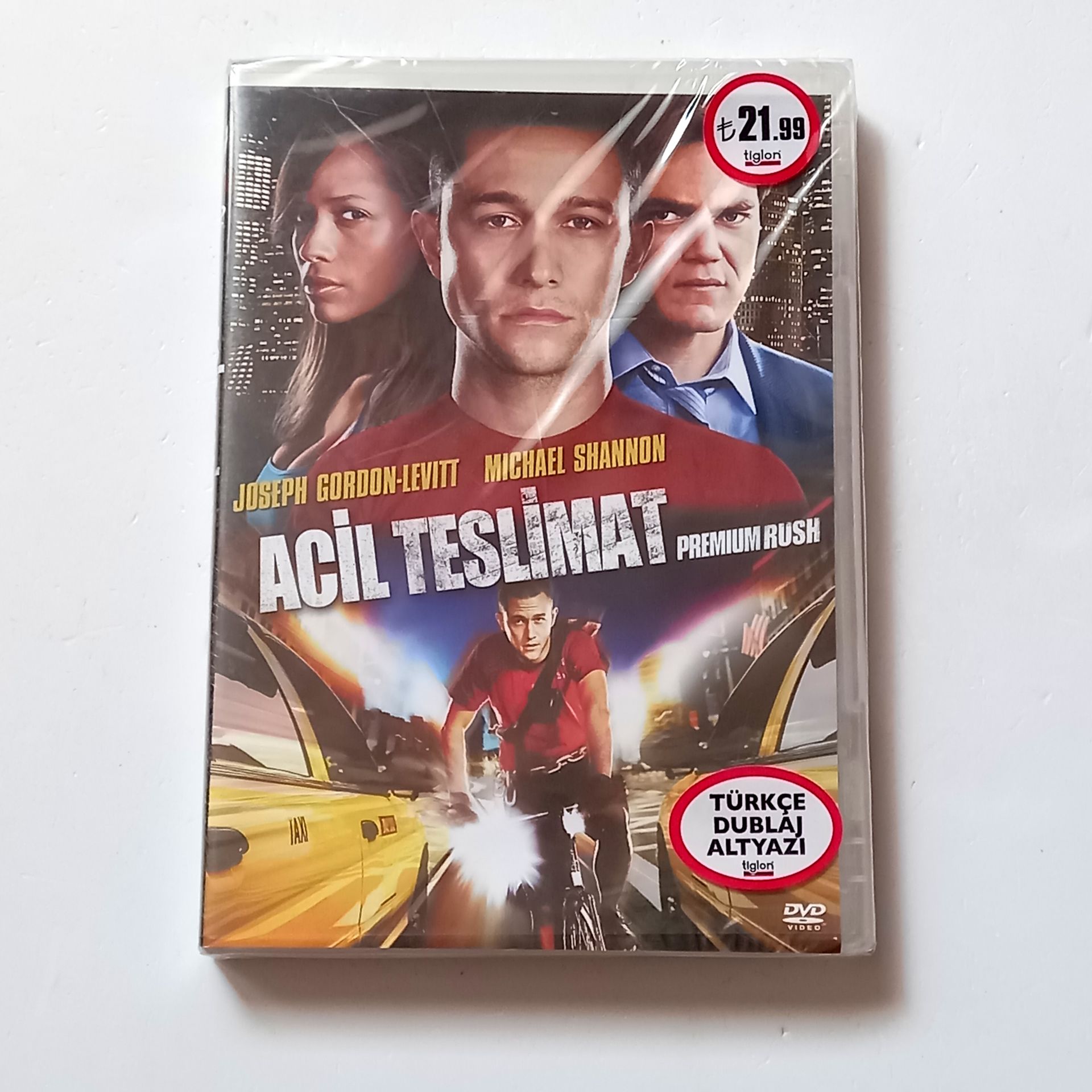 ACİL TESLİMAT / PREMIUM RUSH - JOSEPH GORDON-LEVITT, MICHAEL SHANNON - YÖN.: DAVID KOEPP - DVD AMBALAJINDA SIFIR