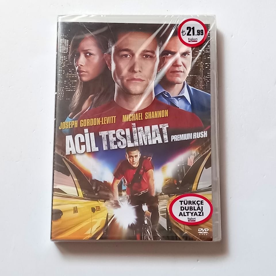 ACİL TESLİMAT / PREMIUM RUSH - JOSEPH GORDON-LEVITT, MICHAEL SHANNON - YÖN.: DAVID KOEPP - DVD AMBALAJINDA SIFIR