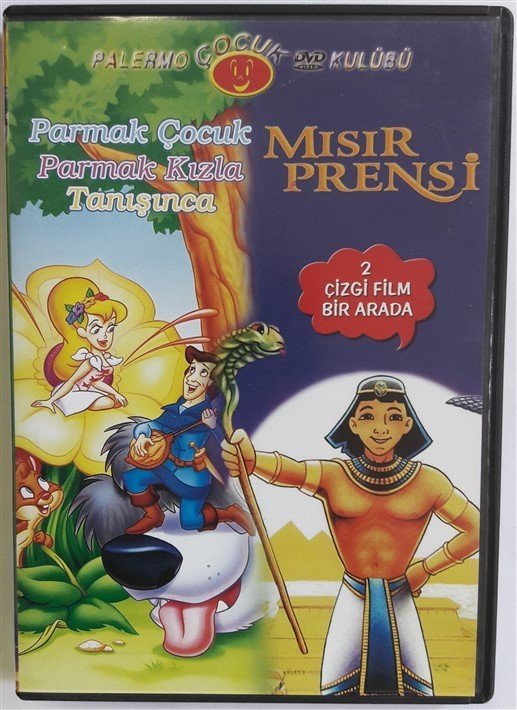 PARMAK ÇOCUK PARMAK KIZLA TANIŞINCA - MISIR PRENSİ - ANİMASYON - DVD 2.EL