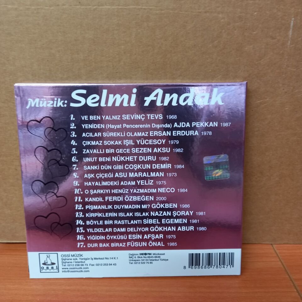 SELMİ ANDAK - O ŞARKIYI HENÜZ YAZMADIM / AJDA PEKKAN, COŞKUN DEMİR, FERDİ ÖZBEĞEN, GÖKBEN, IŞIL YÜCESOY, NÜKHET DURU, SEZEN AKSU (2009) - CD 2.EL