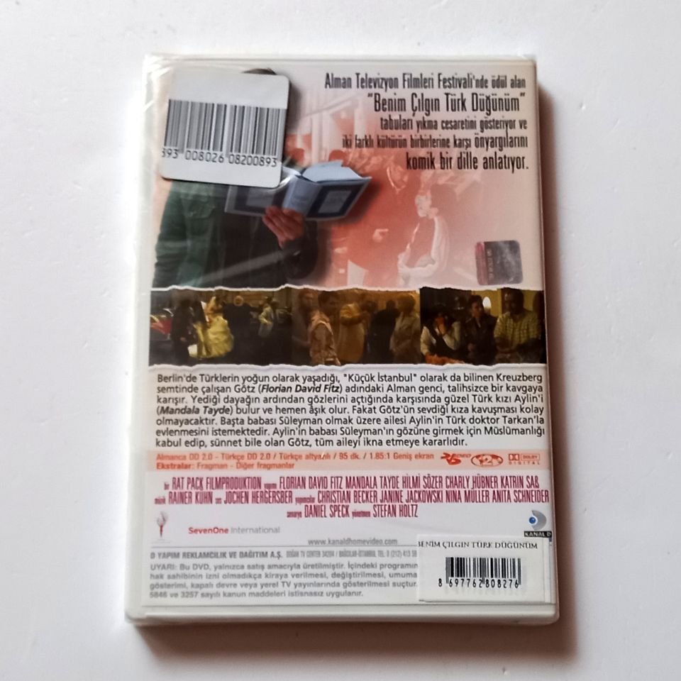 BENİM ÇILGIN TÜRK DÜĞÜNÜM / MEINE VERRÜCKTE TÜRKISCHE HOCHZEIT - YÖN.: STEFAN HOLTZ - DVD AMBALAJINDA SIFIR