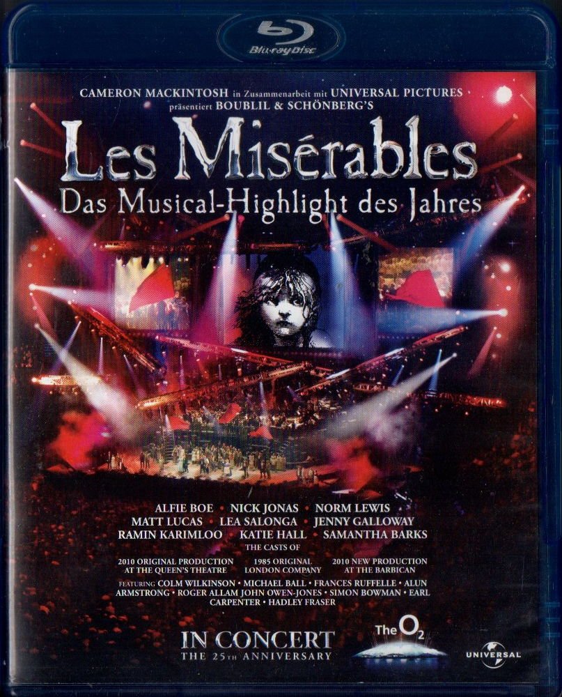 LES MISERABLES IN CONCERT - 25TH ANNIVERSARY (2010) - BLU-RAY 2.EL