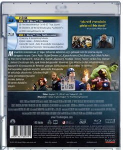 MARVEL'S THE AVENGERS - YENİLMEZLER - JOSS WHEDON - 2 DİSK 2D+3D BLU-RAY 2.EL