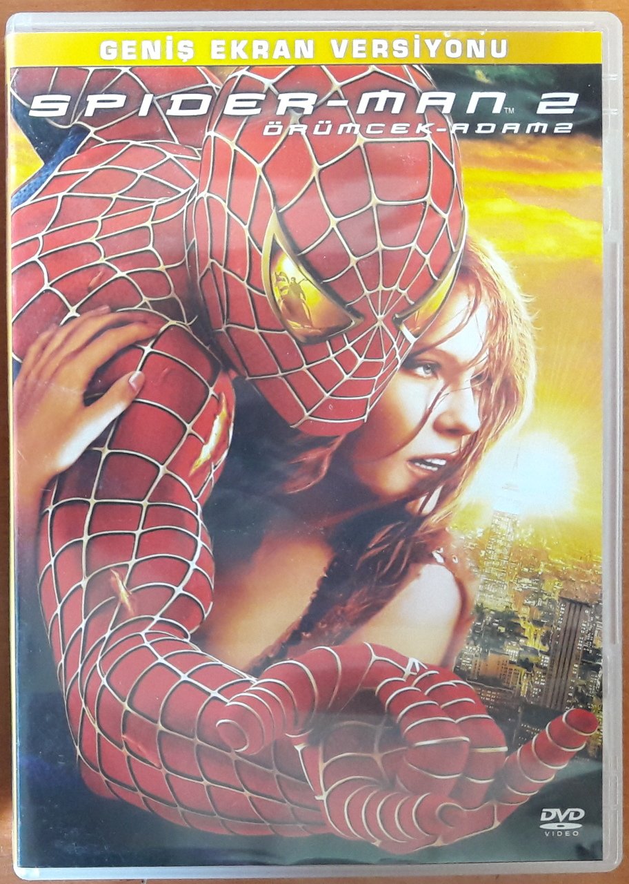 SPIDER-MAN 2 - ÖRÜMCEK-ADAM 2 - TOBEY MAGUIRE - KIRSTEN DUNST - JAMES FRANCO - SAM RAIMI - MARVEL - DVD 2.EL