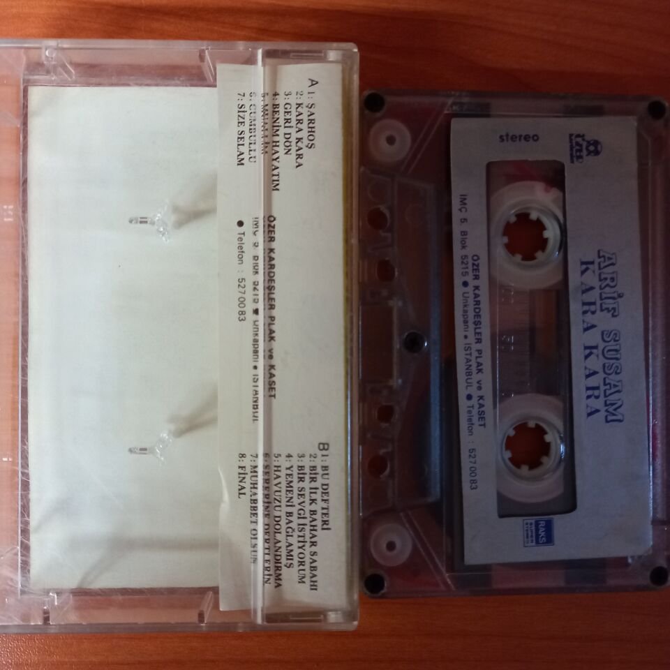 ARİF SUSAM - KARA KARA - KASET 2.EL