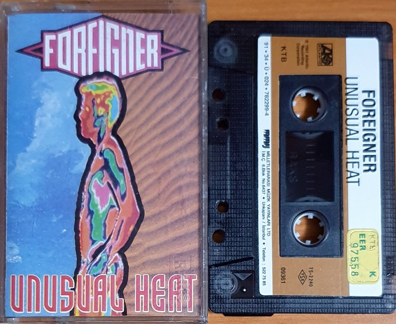 FOREIGNER - UNUSUAL HEAT (1991) - KASET MMY 2.EL