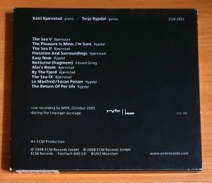 KETIL BJORNSTAD / TERJE RYPDAL - LIFE IN LEIPZIG (2008) - CD ECM RECORDS 2.EL