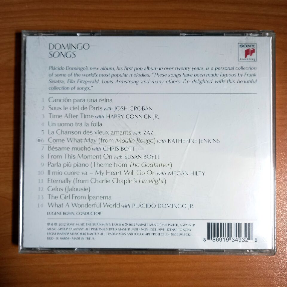 PLACIDO DOMINGO – SONGS (2012) - CD 2.EL