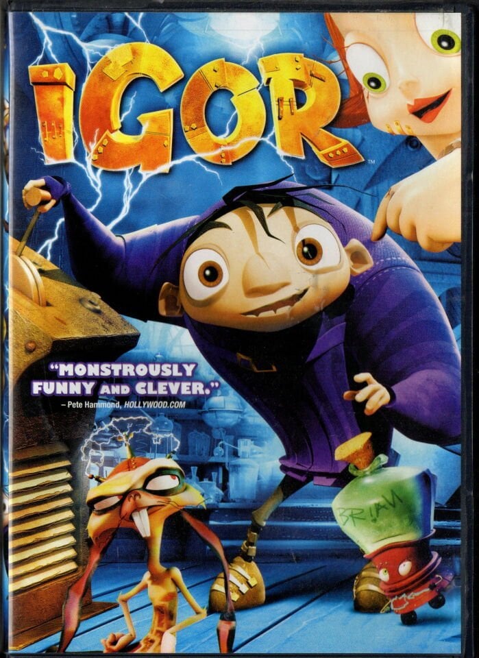 IGOR - ANİMASYON - DVD 2.EL 1.BÖLGE TR ALTYAZI YOKTUR