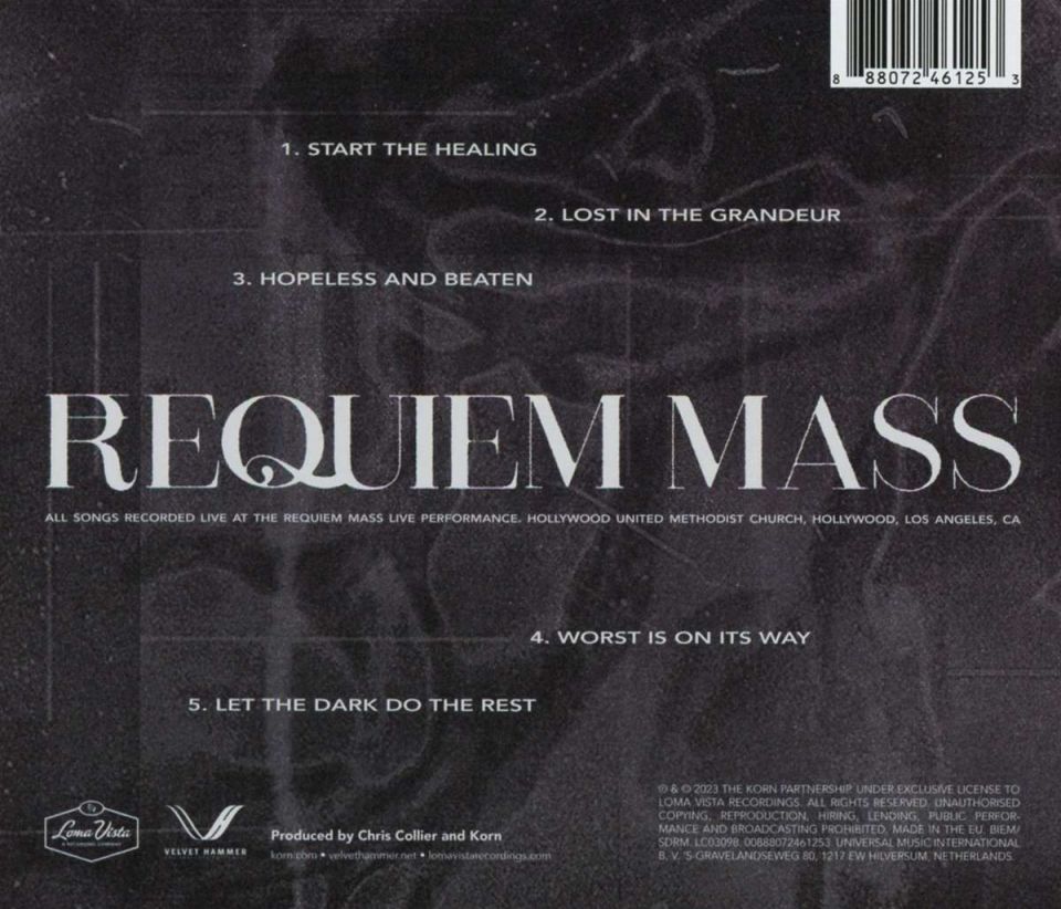 KORN - REQUIEM MASS (2023) - CD AMBALAJINDA SIFIR
