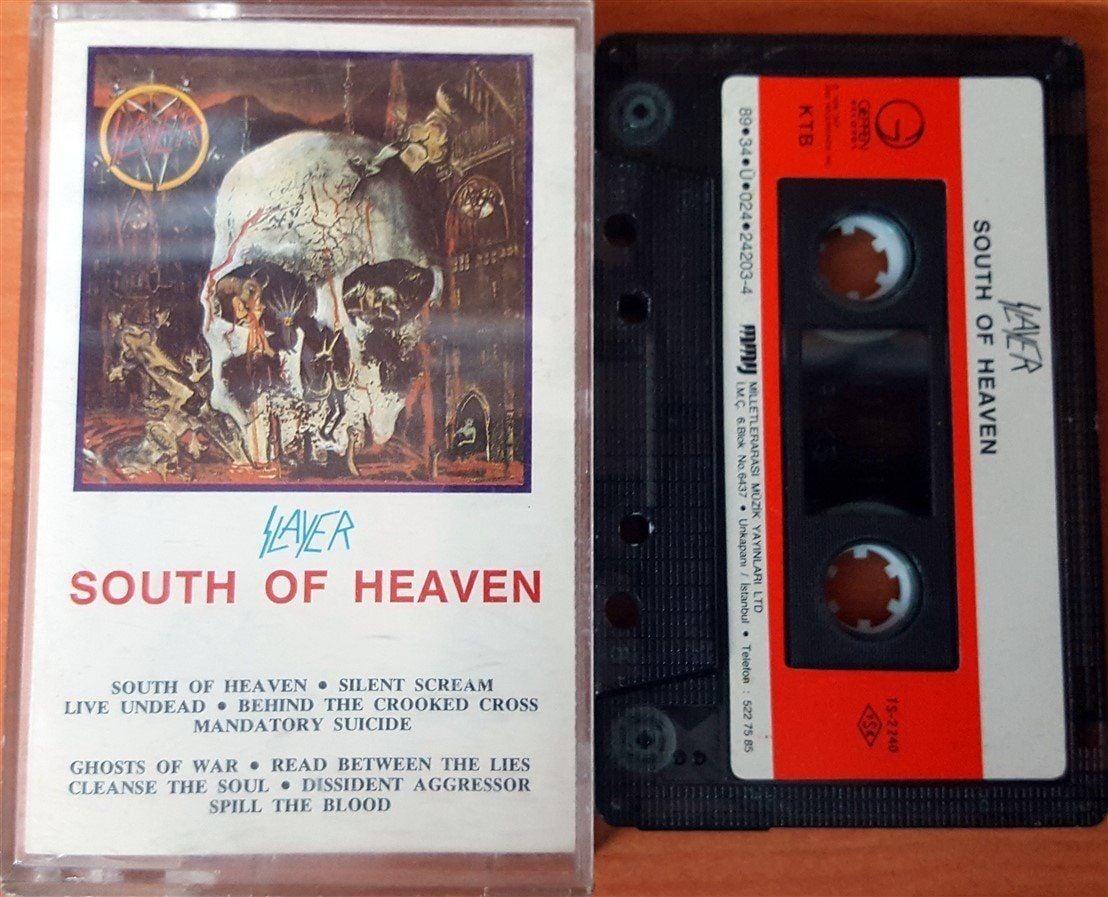 SLAYER - SOUTH OF HEAVEN (1989) - KASET 2.EL