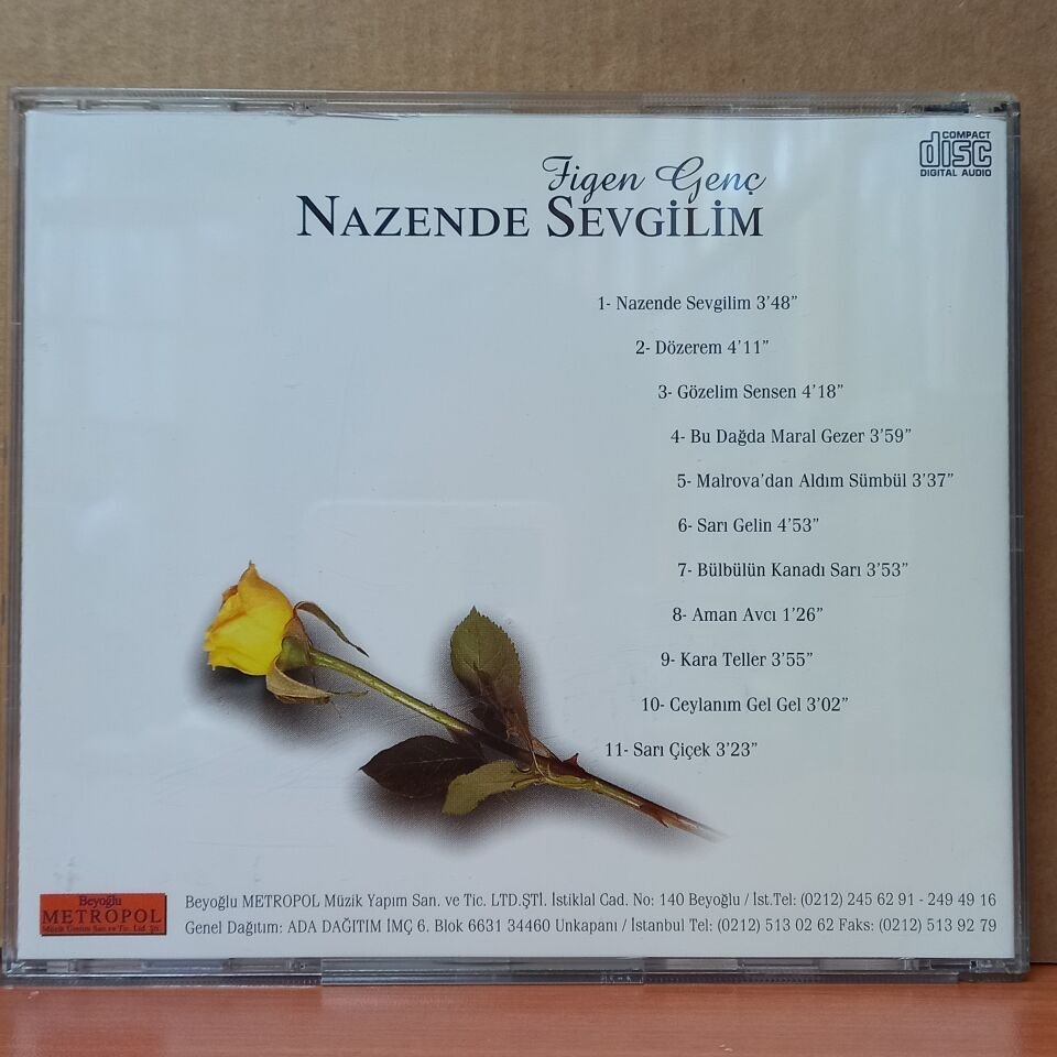 FİGEN GENÇ - NAZENDE SEVGİLİM - CD 2.EL