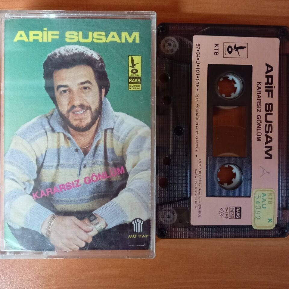 ARİF SUSAM - KARARSIZ GÖNLÜM (1987) - KASET 2.EL