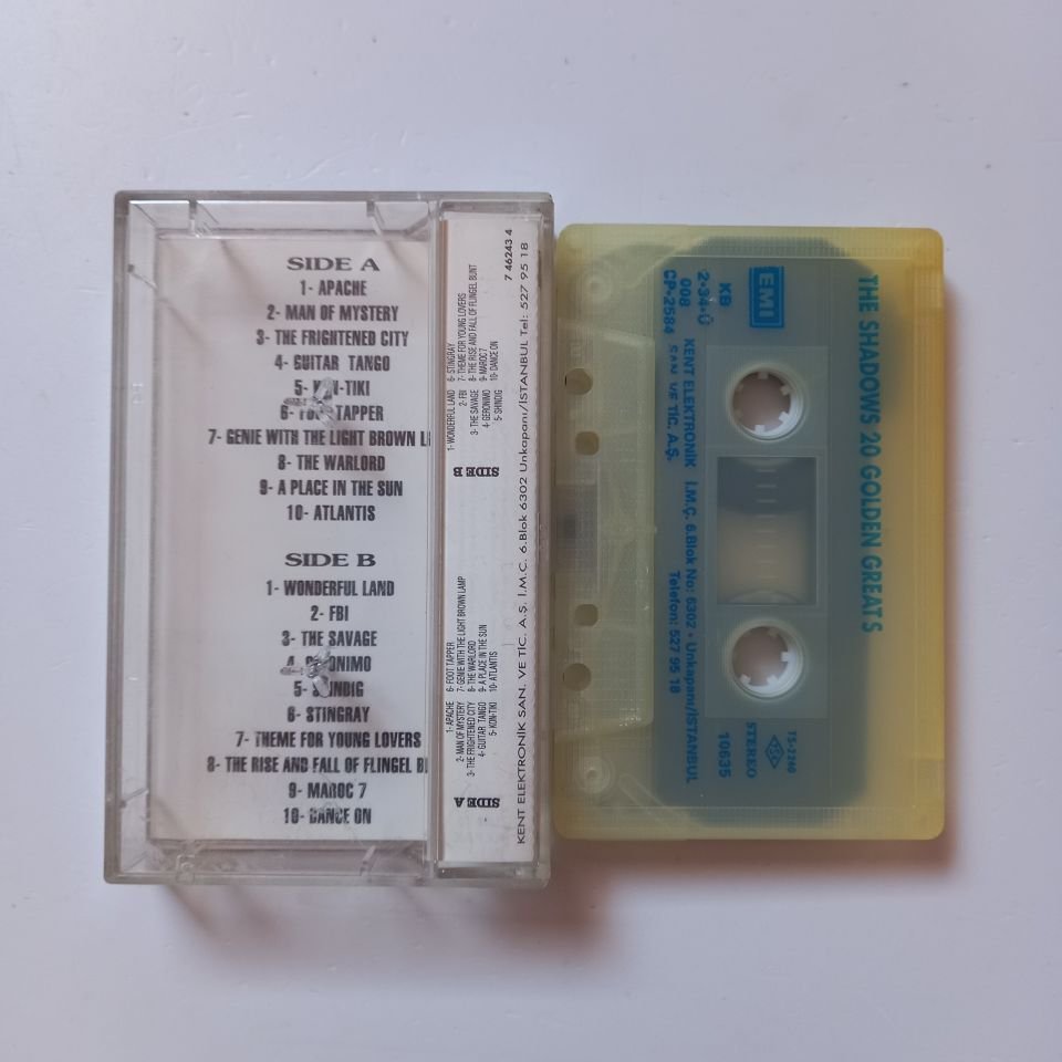 THE SHADOWS - 20 GOLDEN GREATS (1992) - KASET 2.EL