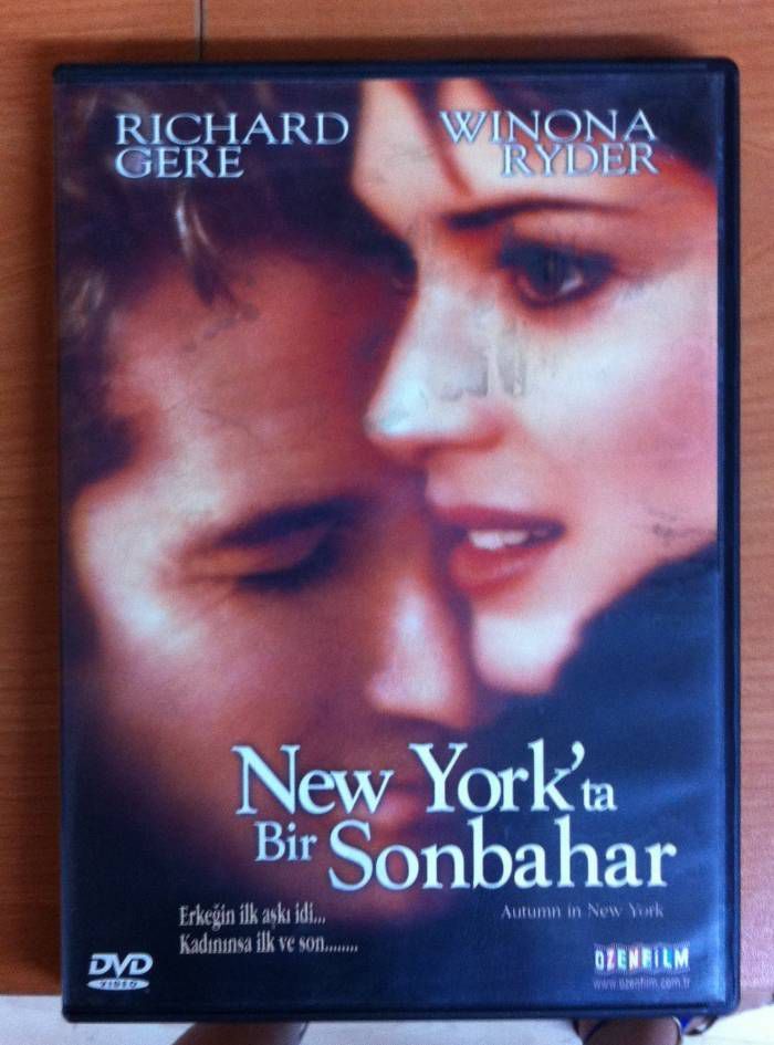 NEW YORK'TA BİR SONBAHAR - AUTUMN IN NEW YORK - RICHARD GERE - WINONA RYDER - DVD 2.EL