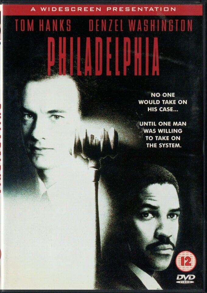 PHILADELPHIA - TOM HANKS - DENZEL WASHINGTON - ANTONIO BANDERAS - DVD 2.EL TÜRKÇE ALTYAZI YOKTUR