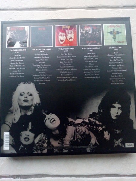 MÖTLEY CRÜE - CRÜCIAL CRÜE (THE STUDIO ALBUMS 1981-1989) (2023) - 5LP LIMITED EDITION BOX SET 180G COLOURED VINYL SIFIR PLAK