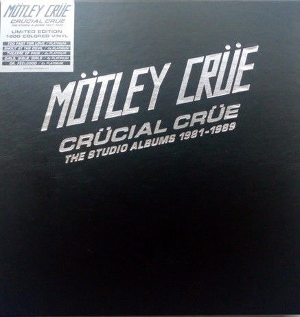 MÖTLEY CRÜE - CRÜCIAL CRÜE (THE STUDIO ALBUMS 1981-1989) (2023) - 5LP LIMITED EDITION BOX SET 180G COLOURED VINYL SIFIR PLAK