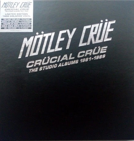 MÖTLEY CRÜE - CRÜCIAL CRÜE (THE STUDIO ALBUMS 1981-1989) (2023) - 5LP LIMITED EDITION BOX SET 180G COLOURED VINYL SIFIR PLAK