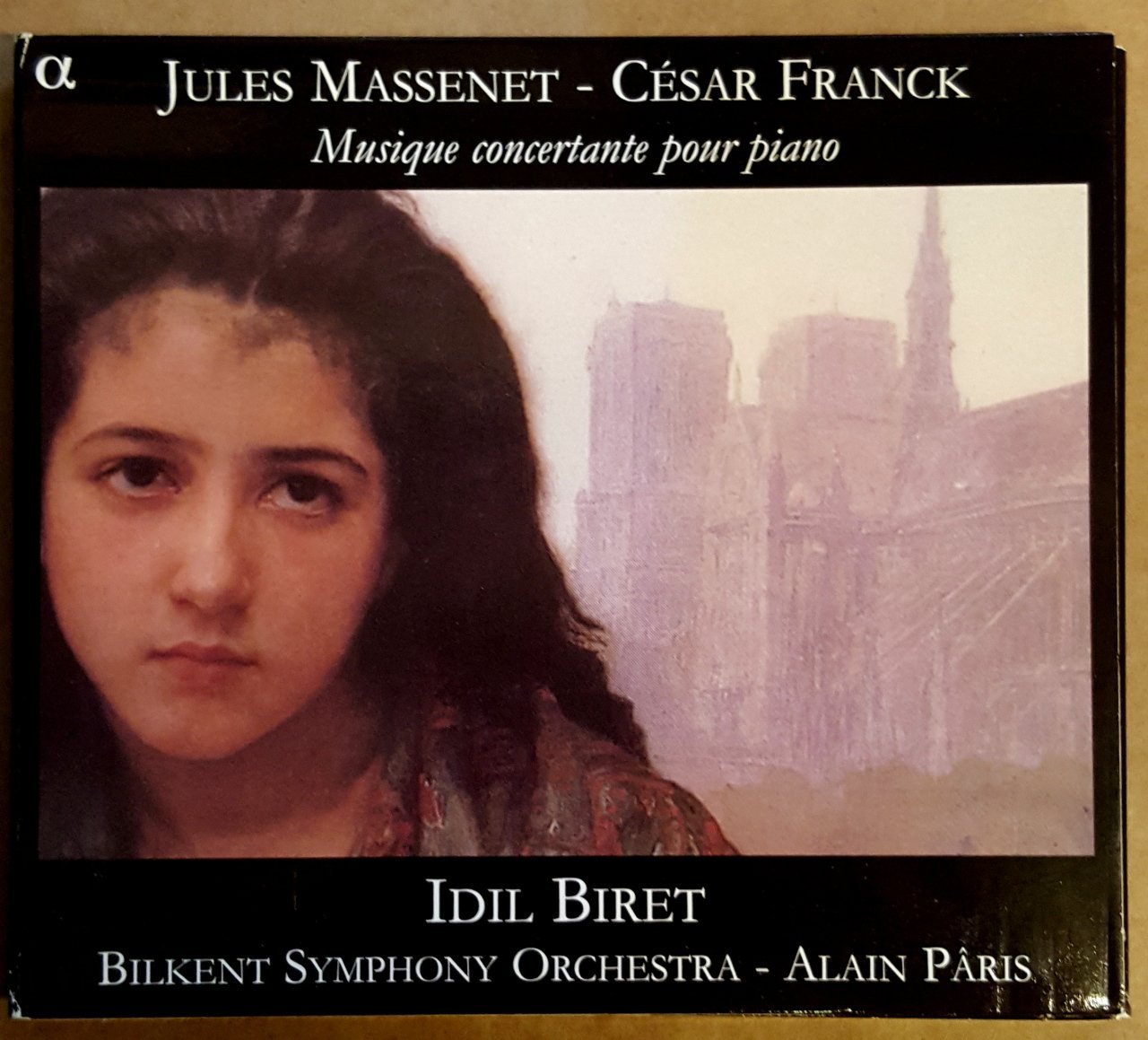 İDİL BİRET - JULES MASSENET CESAR FRANCK MUSIQUE CONCERTANTE POUR PIANO - CD DIGIPACK 2.EL