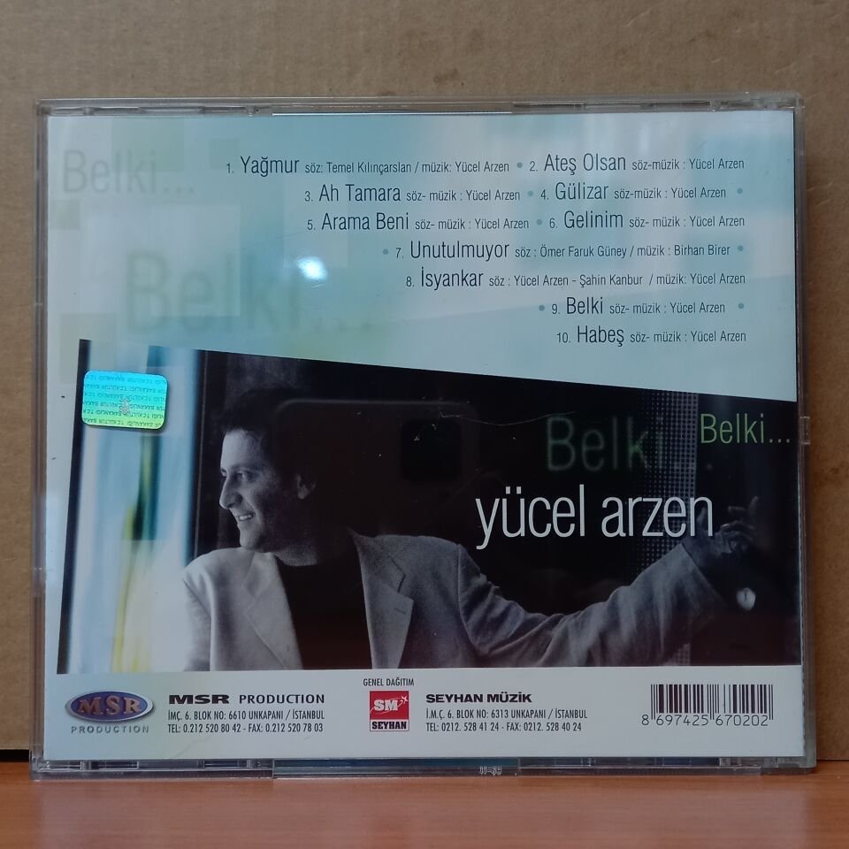 YÜCEL ARZEN - BELKİ... (2004) - CD 2.EL