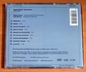 RALP TOWNER / GARY BURTON - SLIDE SHOW (1986) - CD ECM RECORDS 2.EL