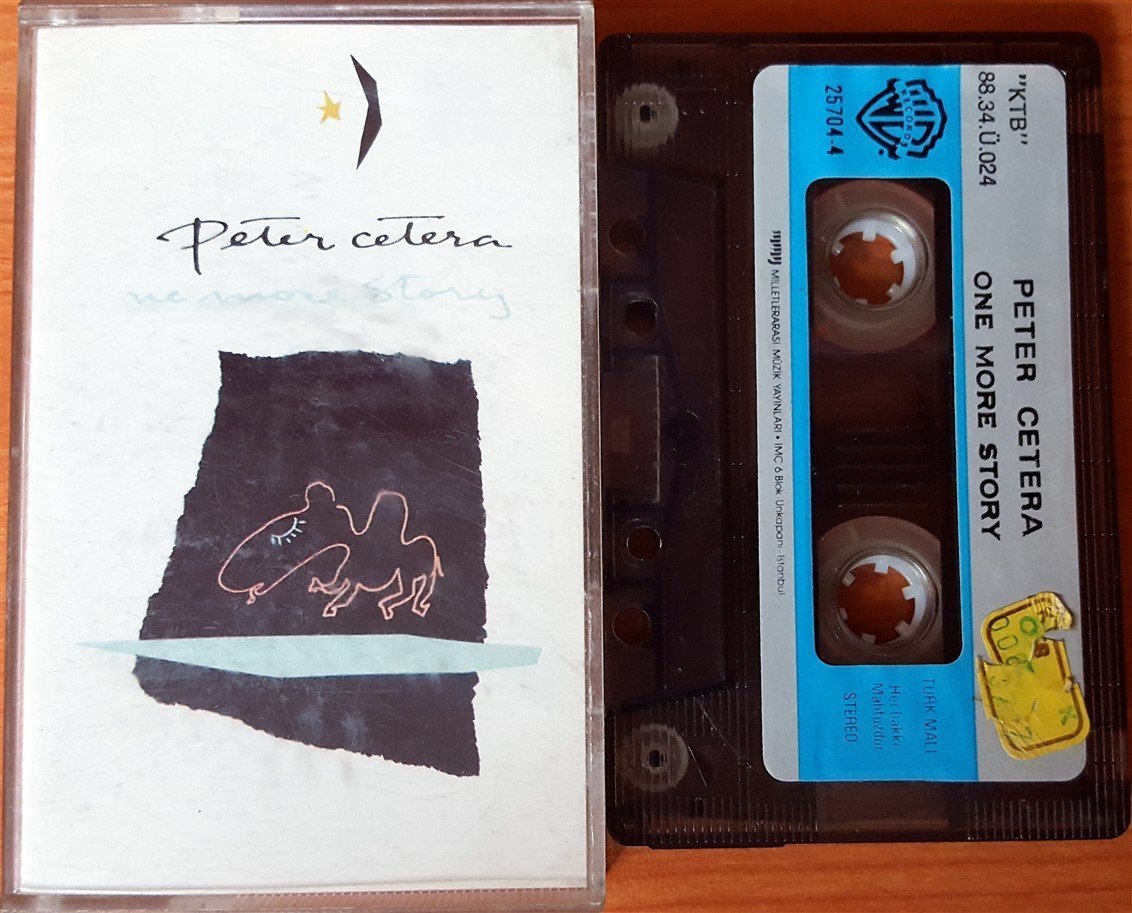 PETER CETERA - ONE MORE STORY (1988) MMY CASSETTE MADE IN TURKEY ''USED'' PAPER LABEL