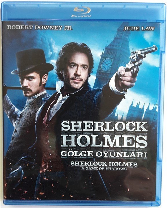 SHERLOCK HOLMES GÖLGE OYUNLARI - A GAME OF SHADOWS - ROBERT DOWNEY JR. - JUDE LAW - BLU-RAY 2.EL