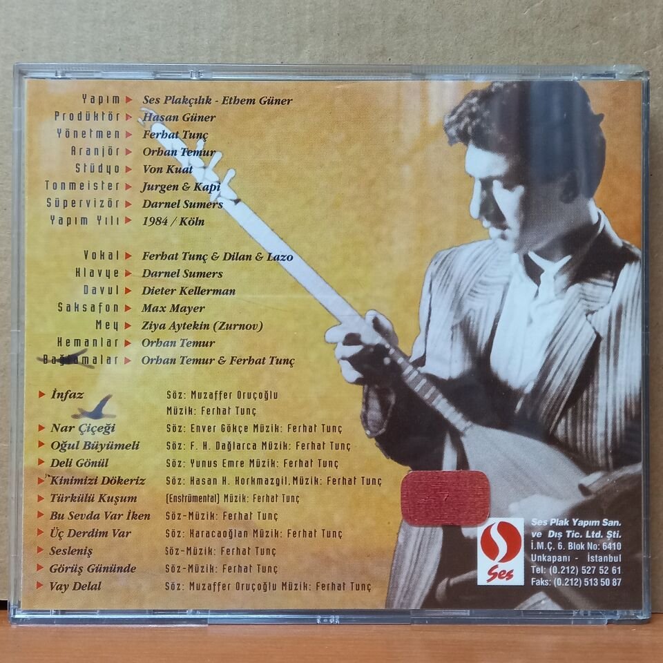 FERHAT TUNÇ - BU YÜREK BU SEVDA VAR İKEN - CD 2.EL