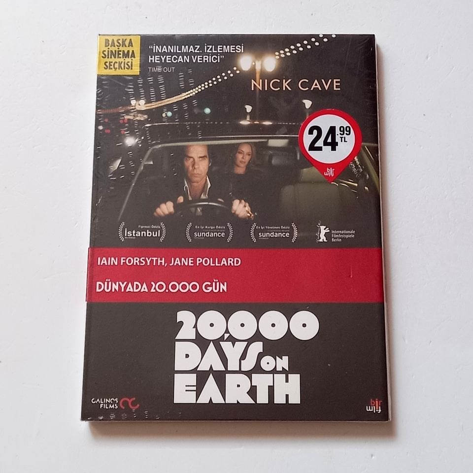 DÜNYADA 20.000 GÜN / 20.000 DAYS ON EARTH - NICK CAVE - YÖN.: IAIN FORSYTH & JANE POLLARD - DVD AMBALAJINDA SIFIR