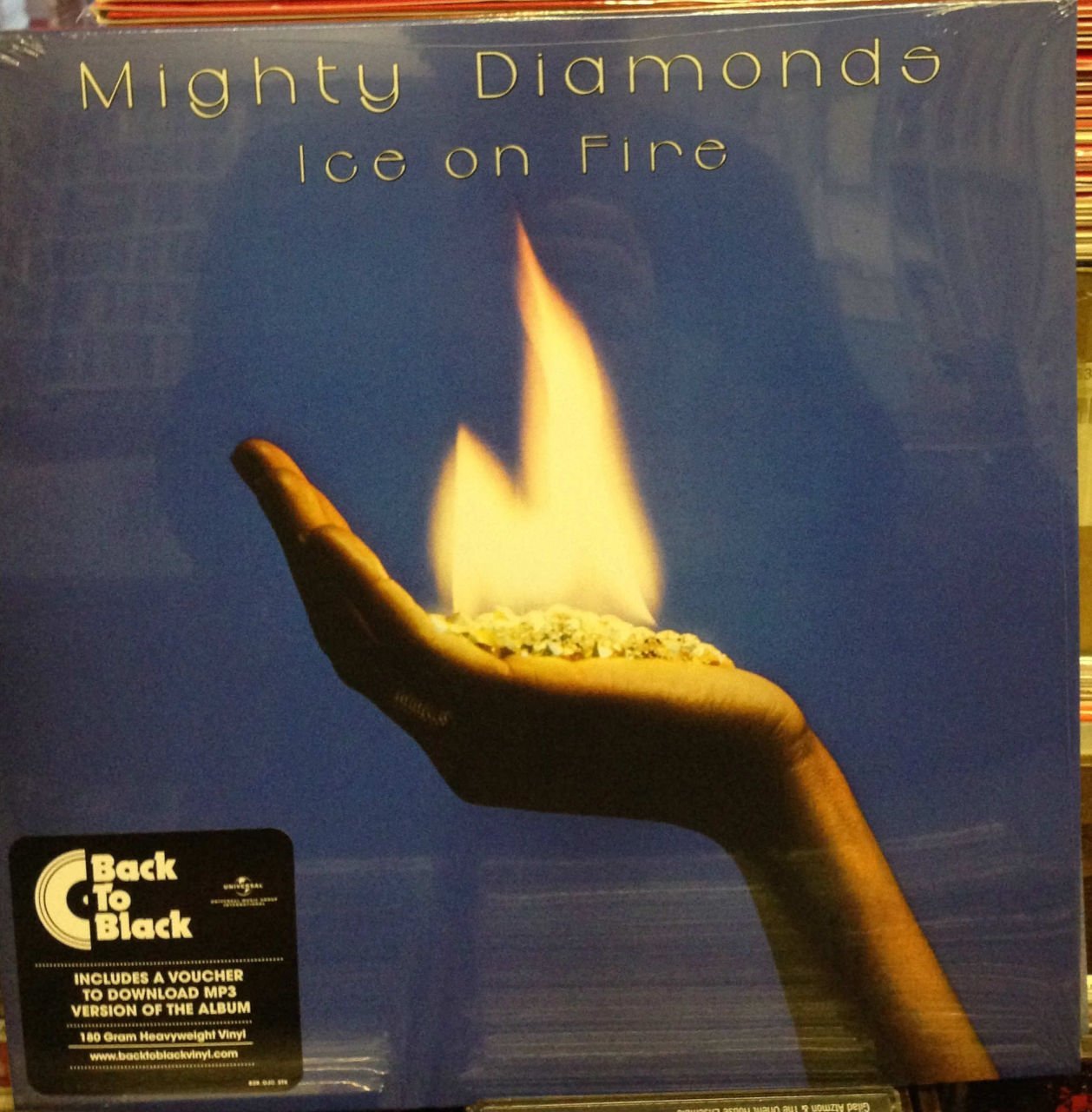 MIGHTY DIAMONDS - ICE ON FIRE REGGAE LP