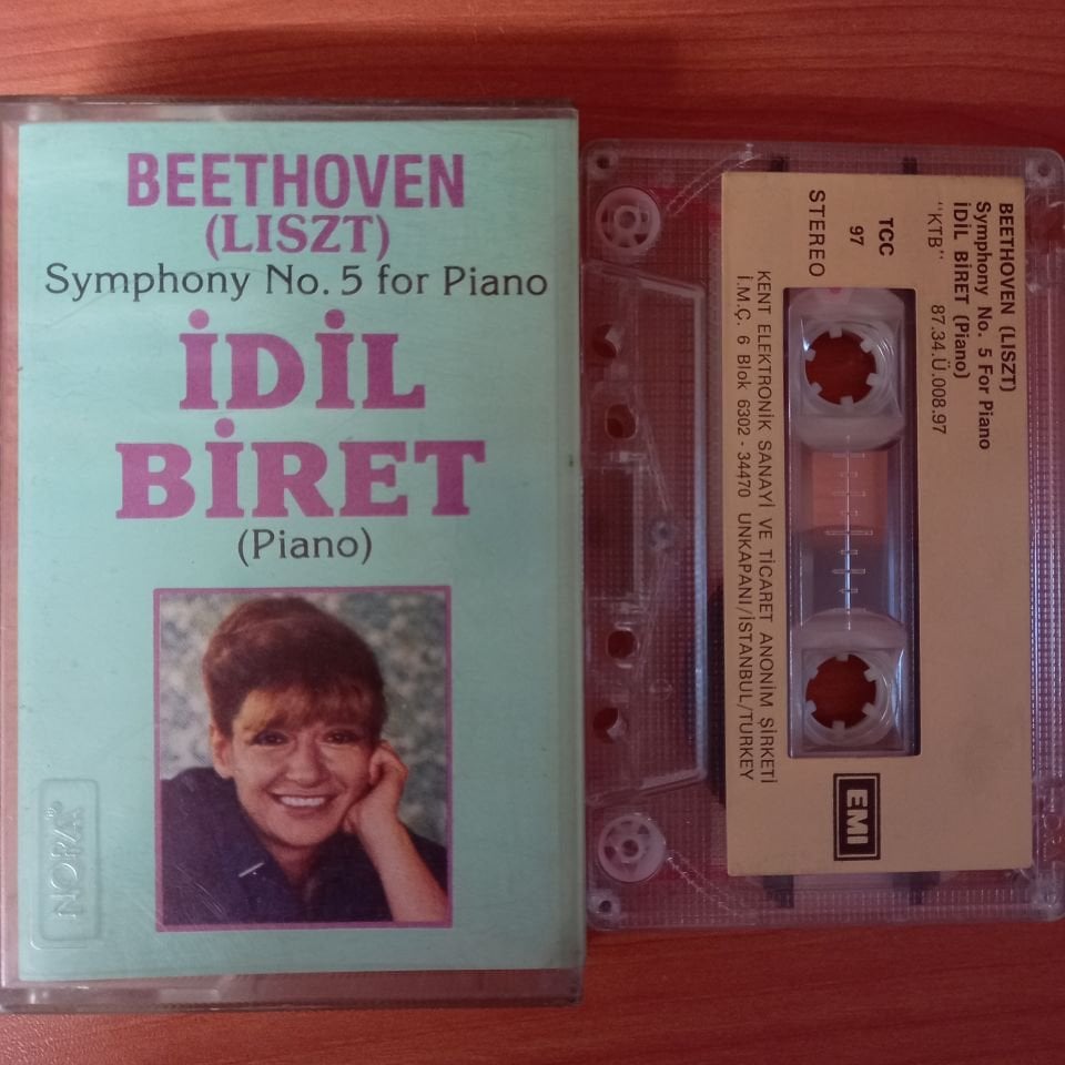 İDİL BİRET - BEETHOVEN [LISZT] SYMPHONY NO.5 FOR PIANO (1987) - KASET 2.EL