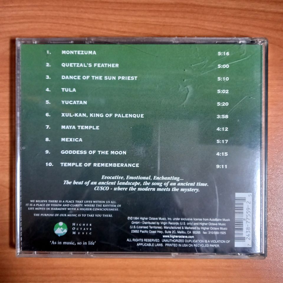CUSCO – APURIMAC II: RETURN TO ANCIENT AMERICA (1994) - CD 2.EL