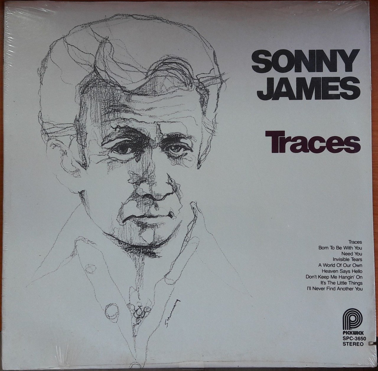 SONNY JAMES - TRACES (1978) - DÖNEM BASKISI SIFIR PLAK