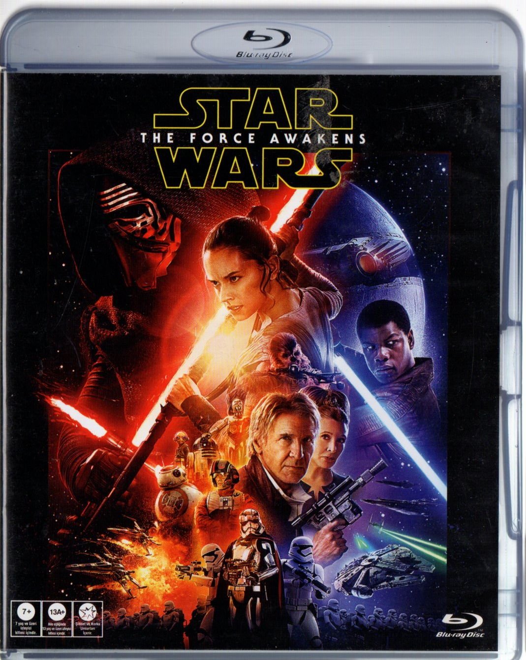 STAR WARS FORCE AWAKENS - 2 DİSK BLU-RAY 2.EL TÜRKÇE ALTYAZI YOKTUR