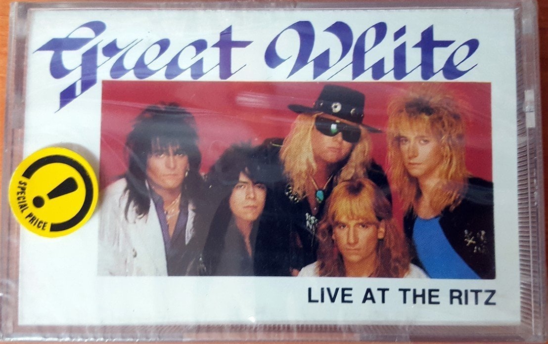 GREAT WHITE - LIVE AT THE RITZ (1988) KENT CASSETTE MADE IN TURKEY ''NEW''