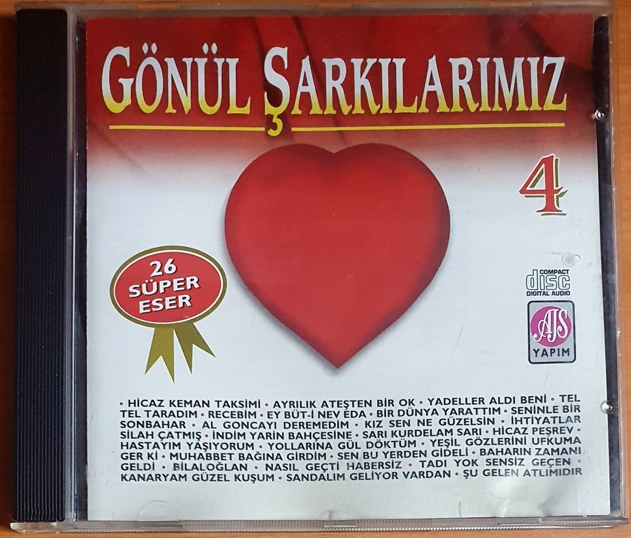 GÖNÜL ŞARKILARIMIZ 4 (1999) - CD 2.EL