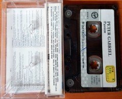 PETER GABRIEL - PASSION SOUNDTRACK (1990) TOPKAPI CASSETTE MADE IN TURKEY ''USED'' PAPER LABEL