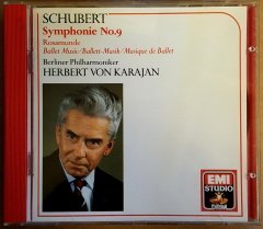 SCHUBERT - SYMPHONIE NO 9 / BERLIN PHILHARMONIC KARAJAN (1978) - CD 1990 WEST GERMANY EDITION 2.EL
