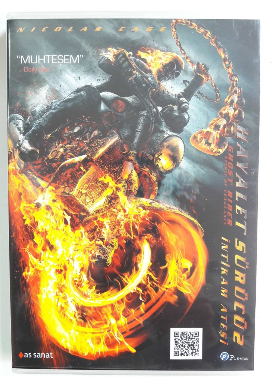 HAYALET SÜRÜCÜ 2 İNTİKAM ATEŞİ - GHOST RIDER SPIRIT OF VENGEANCE - NICOLAS CAGE - DVD 2.EL