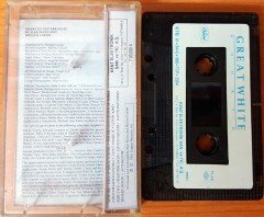 GREAT WHITE - HOOKED (1991) KENT CASSETTE MADE IN TURKEY ''USED'' PAPER LABEL
