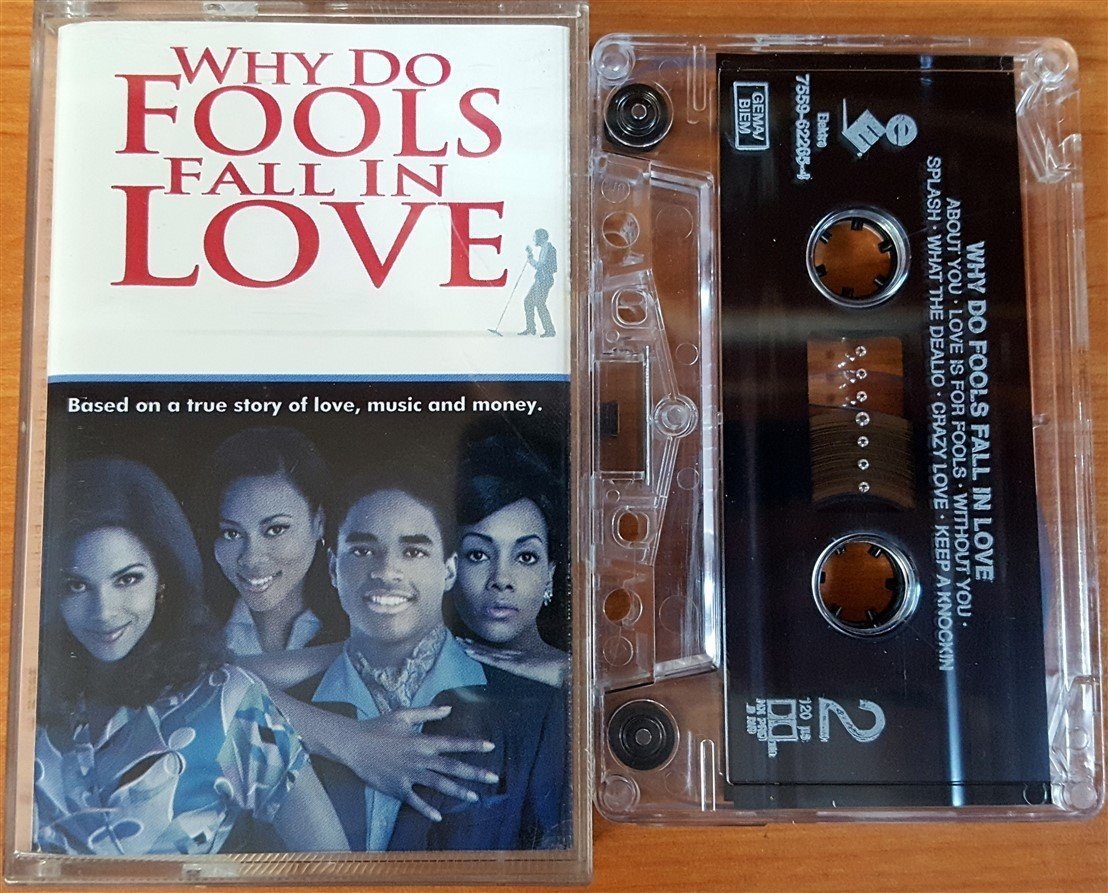 WHY DO FOOLS FALL IN LOVE - SOUNDTRACK EN VOGUE DESTINY'S CHILD MELANIE B. CASSETTE MADE IN GERMANY ''USED''