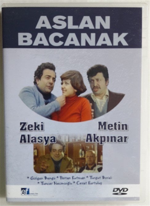 ASLAN BACANAK - ZEKİ ALASYA - METİN AKPINAR - GÖLGEN BENGÜ - PERRAN KUTMAN - Yön:ZEKİ ALASYA - DVD 2.EL