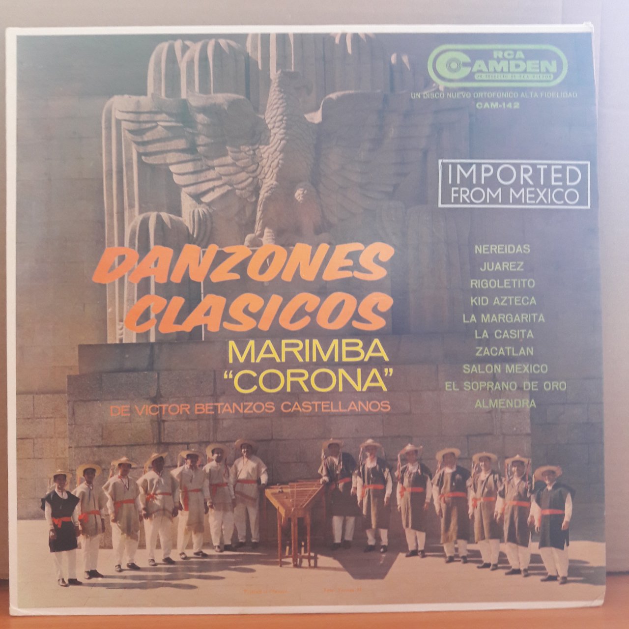 DANZONES CLASICOS MARIMBA CORONA - LP 2.EL PLAK