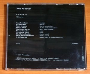 ARILD ANDERSEN GROUP - ELECTRA (2005) - CD ECM RECORDS 2.EL
