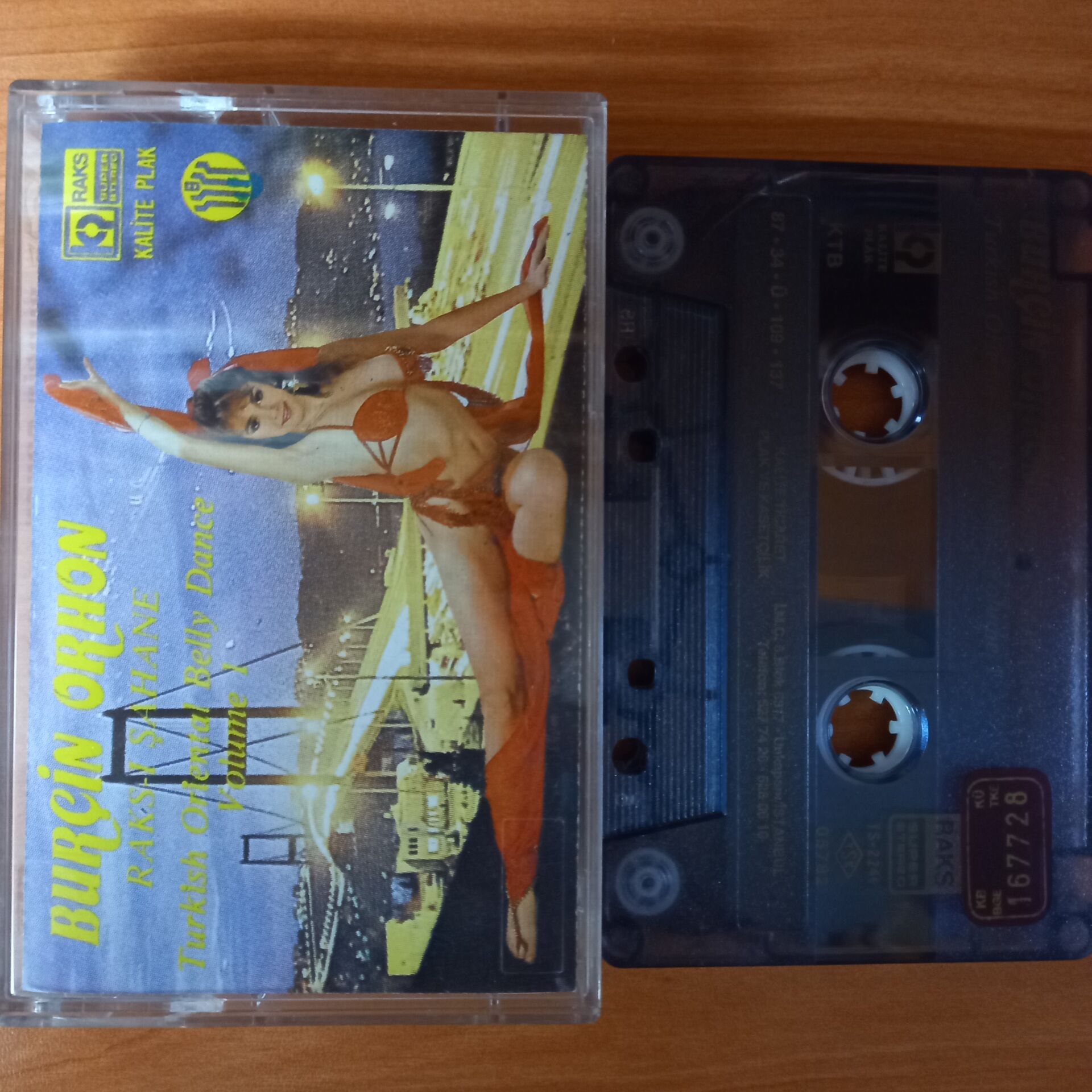 BURÇİN ORHON - RAKS-I ŞAHANE / TURKISH ORIENTAL BELLY DANCE VOLUME 1 (1987) - KASET 2.EL