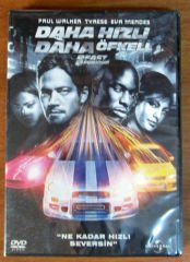DAHA HIZLI DAHA ÖFKELİ - 2 FAST AND 2 FURIOUS - PAUL WALKER - DVD SIFIR