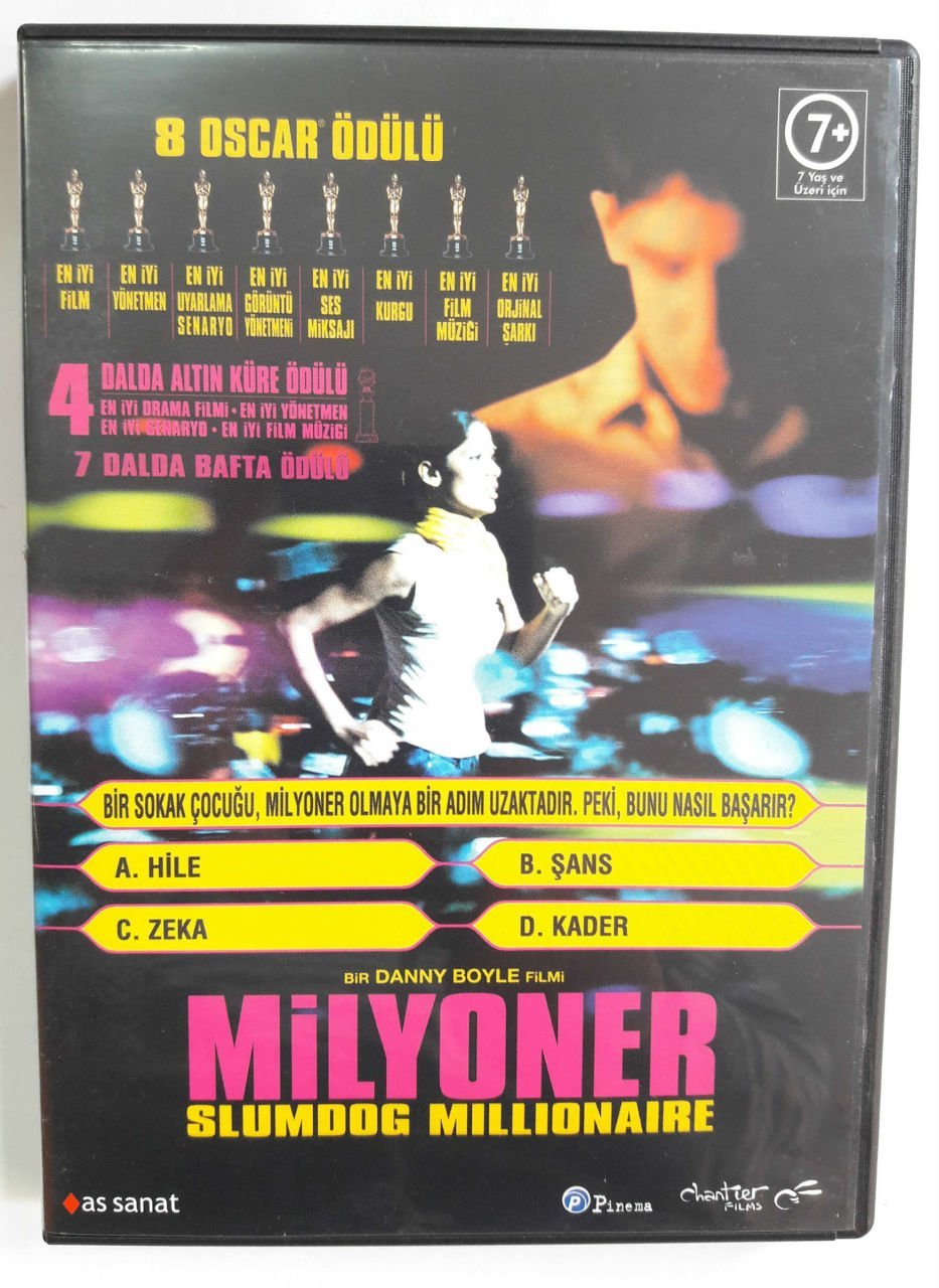 MİLYONER - SLUMDOG MILLIONAIRE - DANNY BOYLE - DVD 2.EL