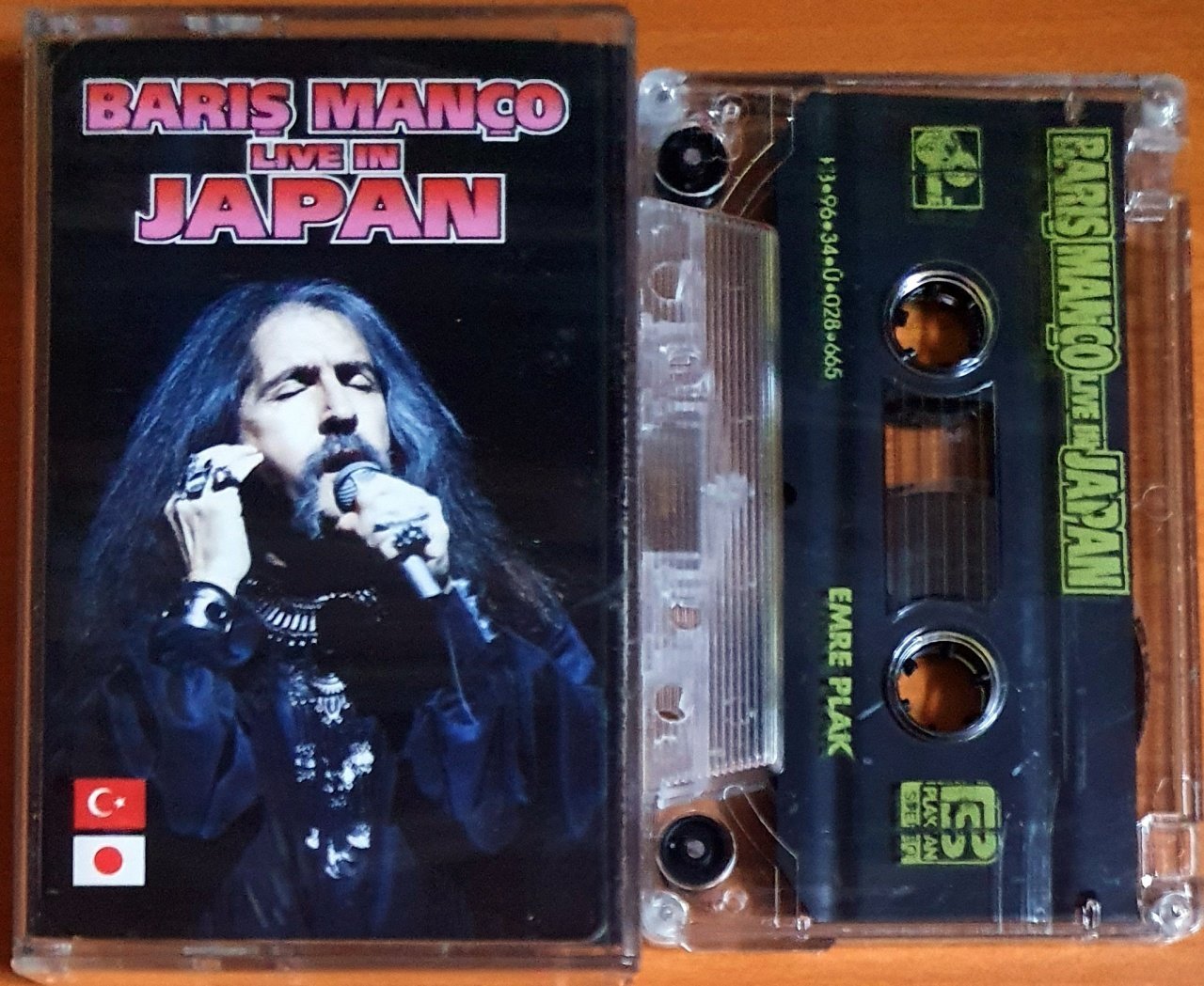 BARIŞ MANÇO - LIVE IN JAPAN (1996) - KASET 2.EL