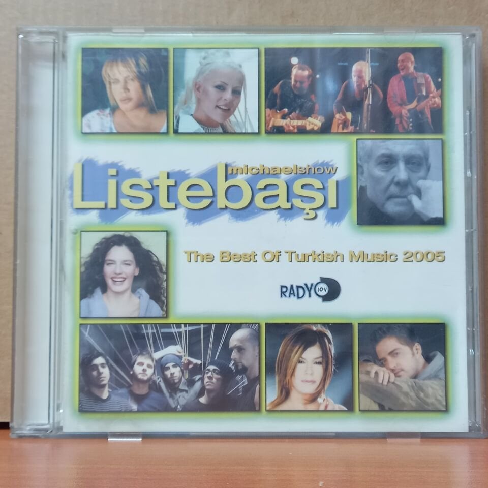 MICHAEL SHOW LİSTEBAŞI / THE BEST OF TURKISH MUSIC 2005 / PAMELA, MANGA, NİL KARAİBRAHİMGİL, EMEL MÜFTÜOĞLU, SEZEN AKSU, MFÖ, ROJİN (2005) - CD 2.EL